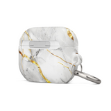 White Marble Case for AirPods