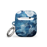 Blue watercolor Case for AirPods