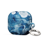 Blue watercolor Case for AirPods