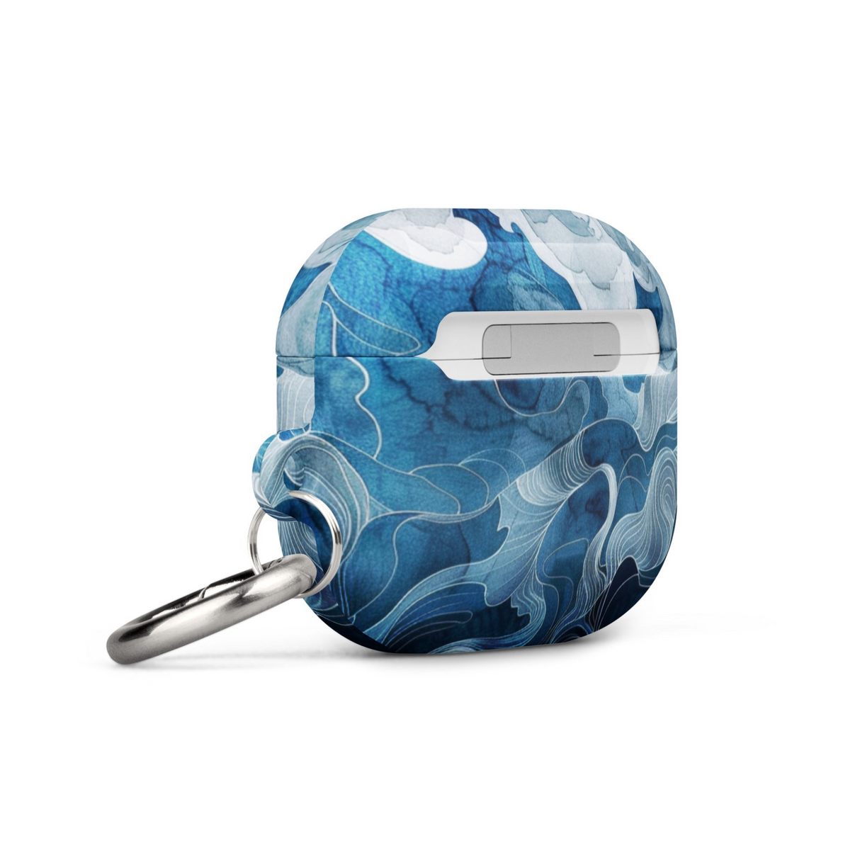 Blue watercolor Case for AirPods