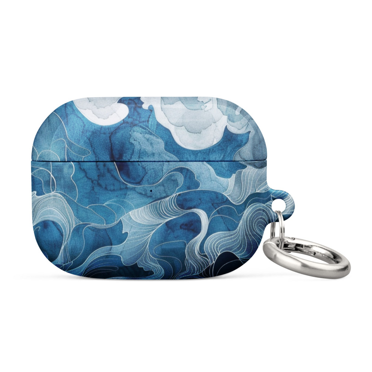 Blue watercolor Case for AirPods