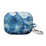 Blue watercolor Case for AirPods