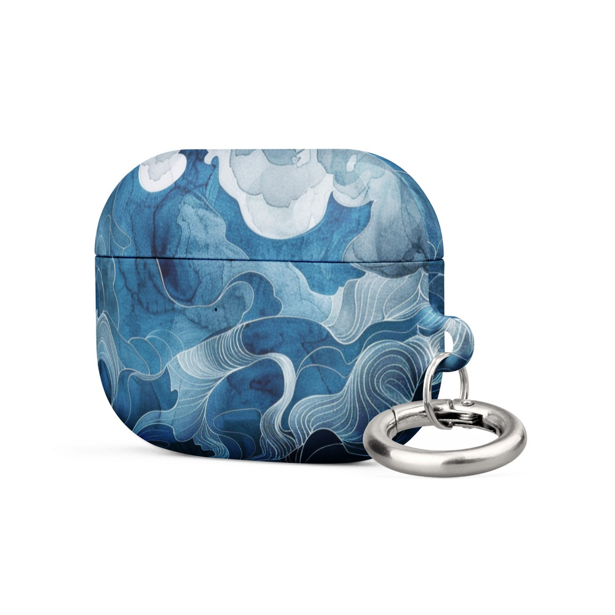 Blue watercolor Case for AirPods