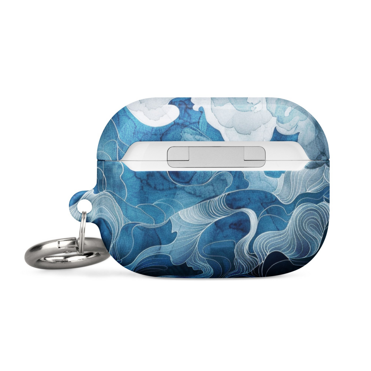 Blue watercolor Case for AirPods