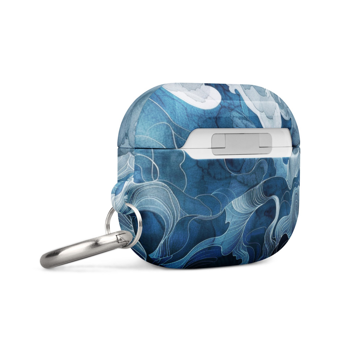 Blue watercolor Case for AirPods