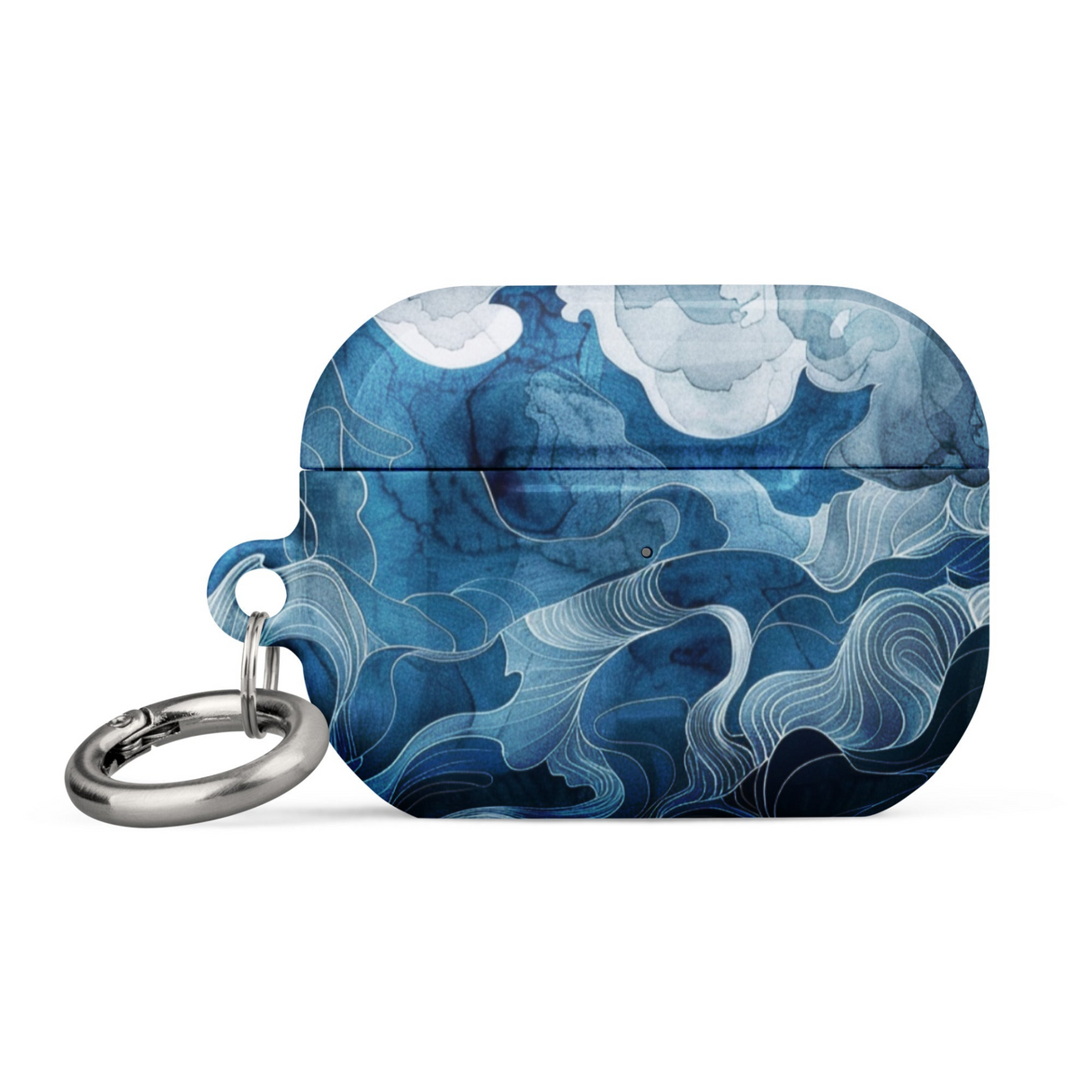 Blue watercolor Case for AirPods