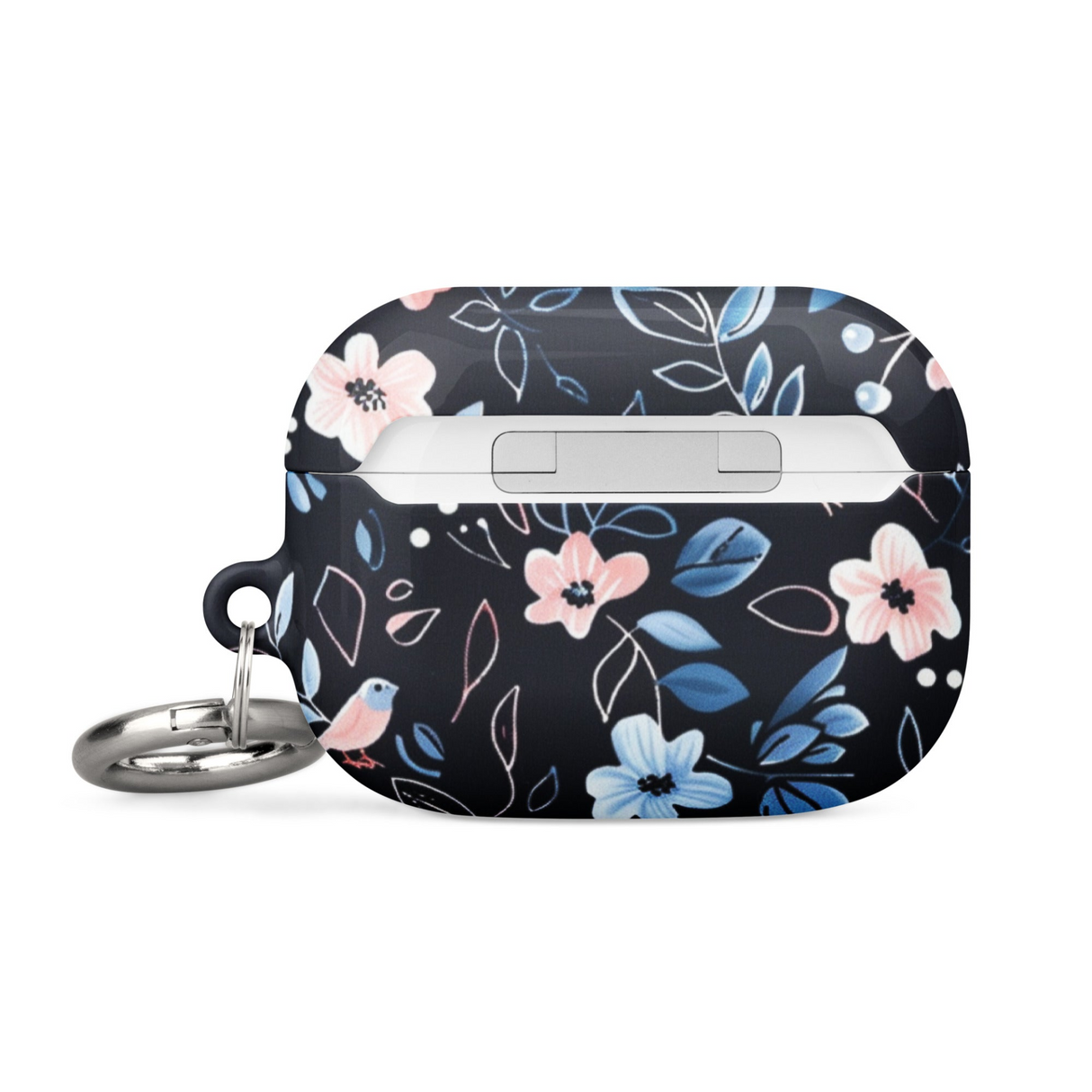 Blue Flowers Case for AirPods