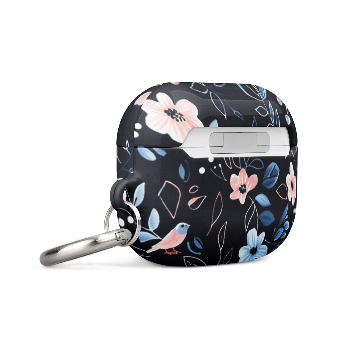 Blue Flowers Case for AirPods