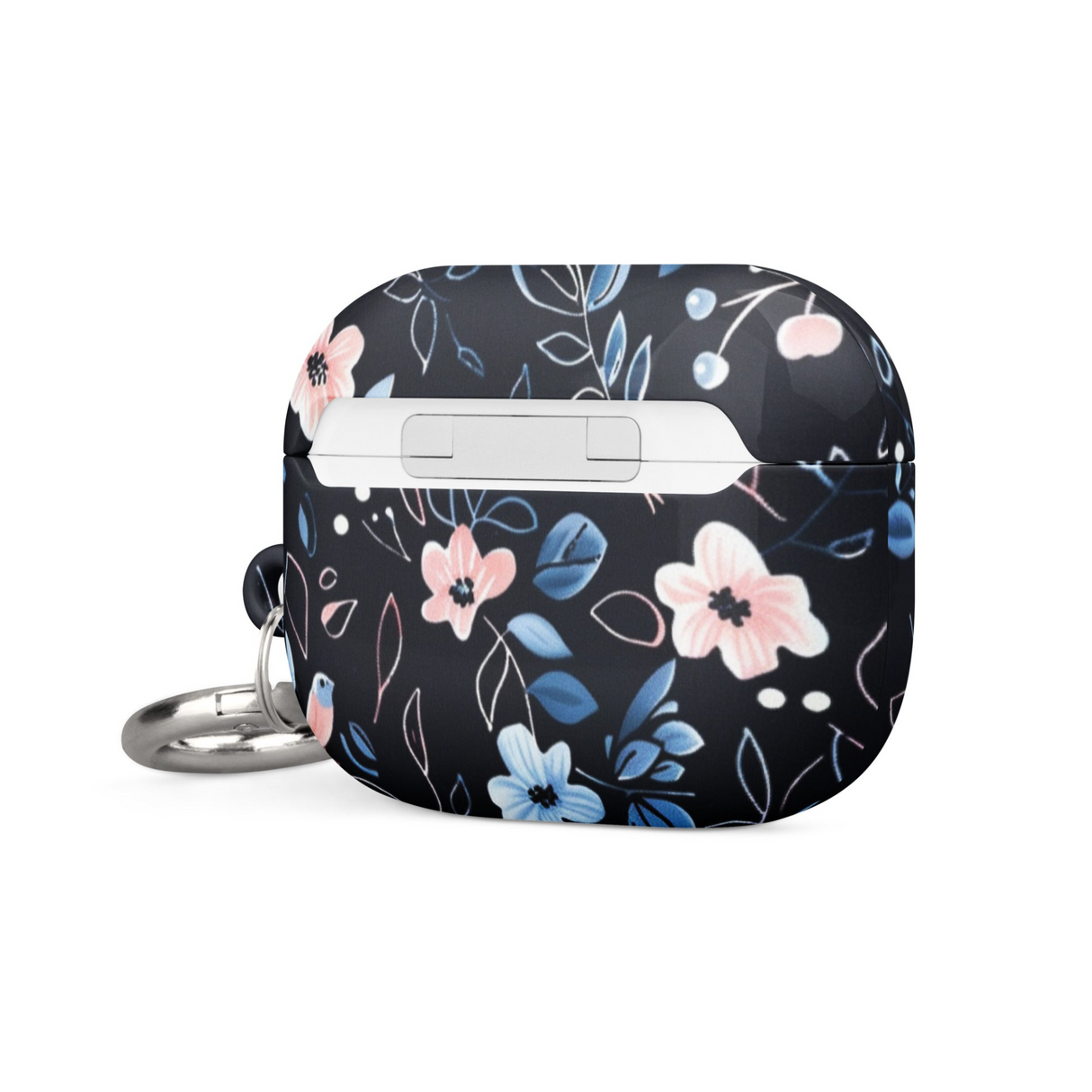 Blue Flowers Case for AirPods