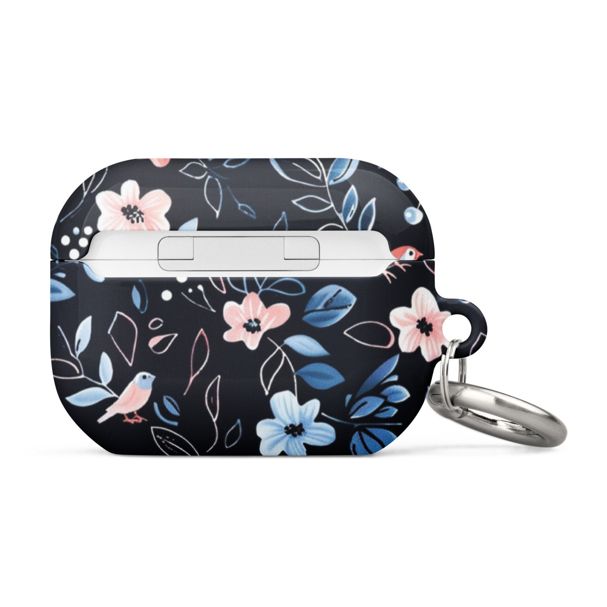 Blue Flowers Case for AirPods