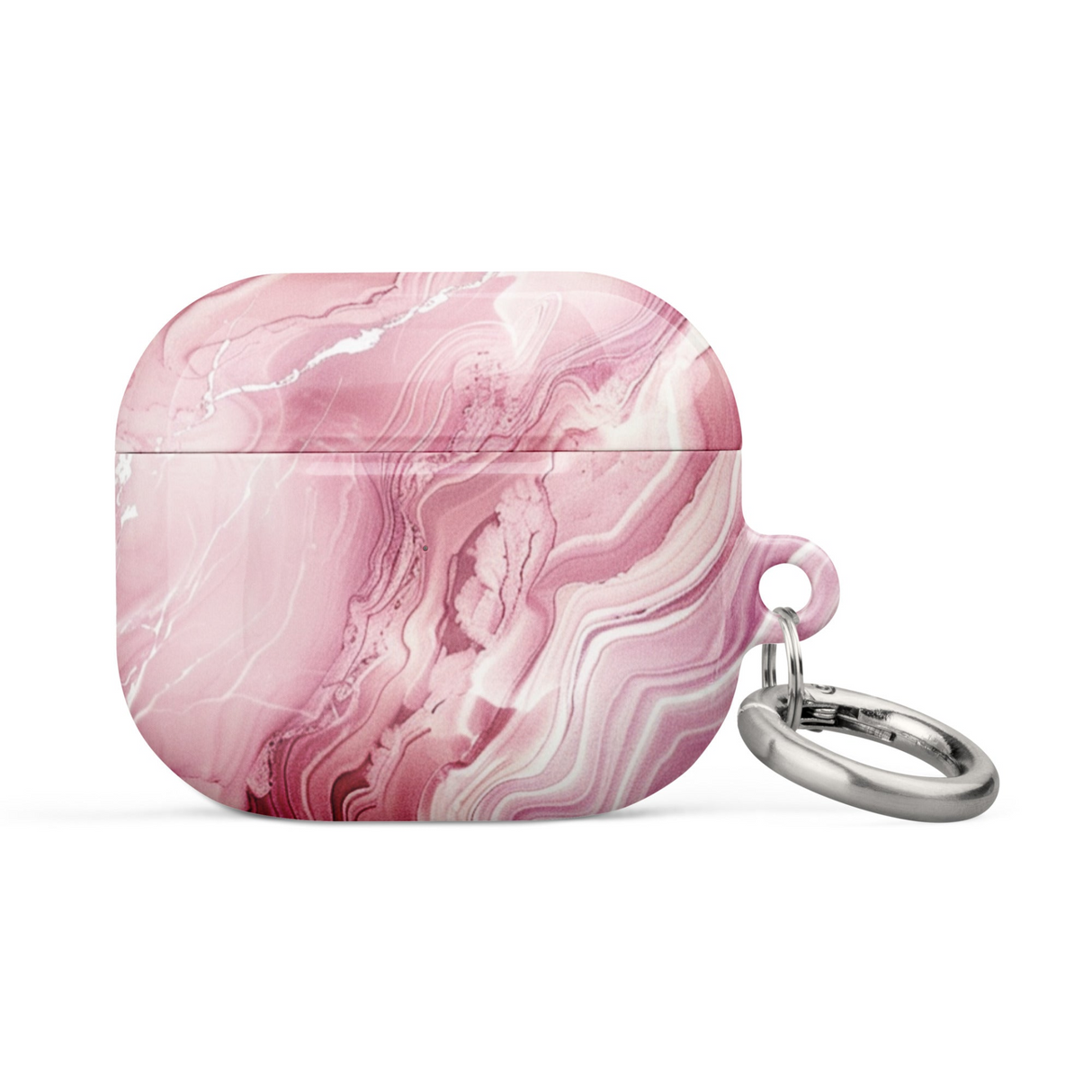 Pink Marble AirPods case