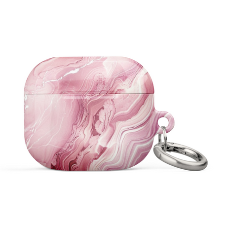 Pink Marble AirPods case