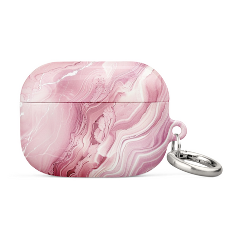 Pink Marble AirPods case