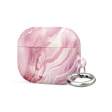 Pink Marble AirPods case