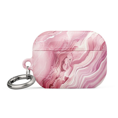 Pink Marble AirPods case