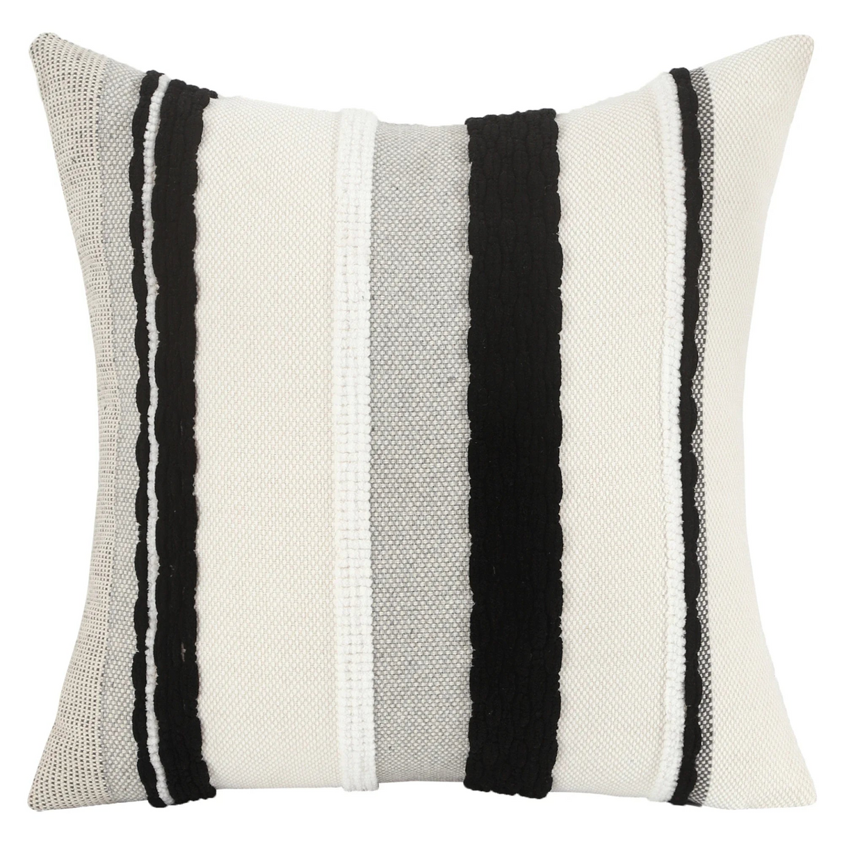 Boho Striped Chenille Throw Pillowcases