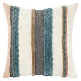 Boho Striped Chenille Throw Pillowcases