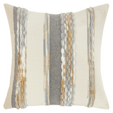 Boho Striped Chenille Throw Pillowcases