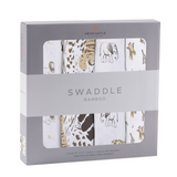 On The Savannah Bamboo Muslin Swaddle 4PK