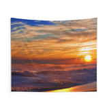 Sea Waves Beach Sunset Tapestry