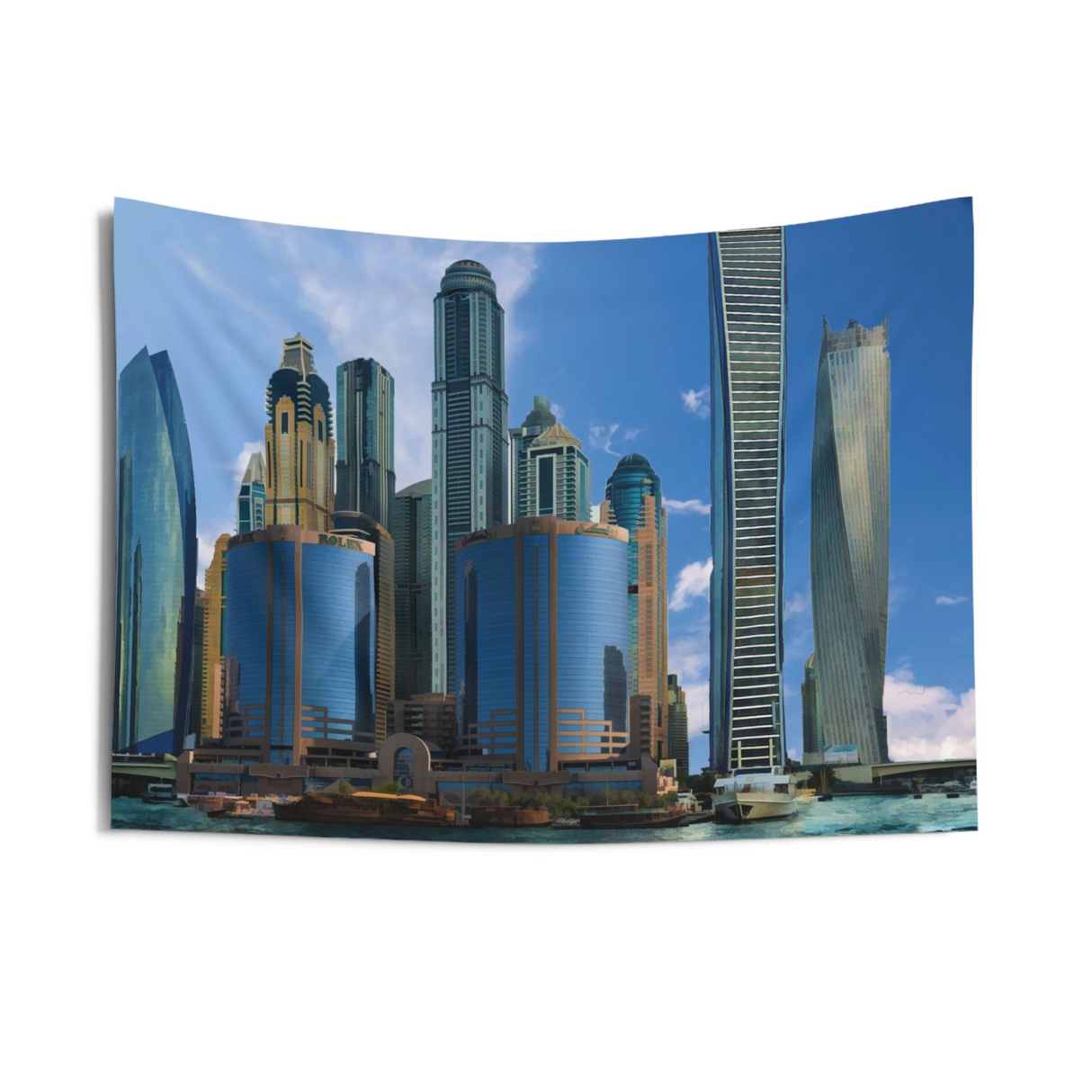 Dubai Skyline Tapestry