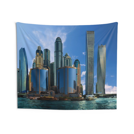 Dubai Skyline Tapestry