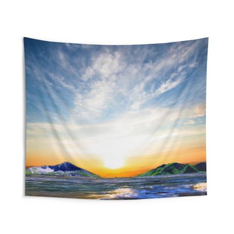 Beach Mountain Tapestry