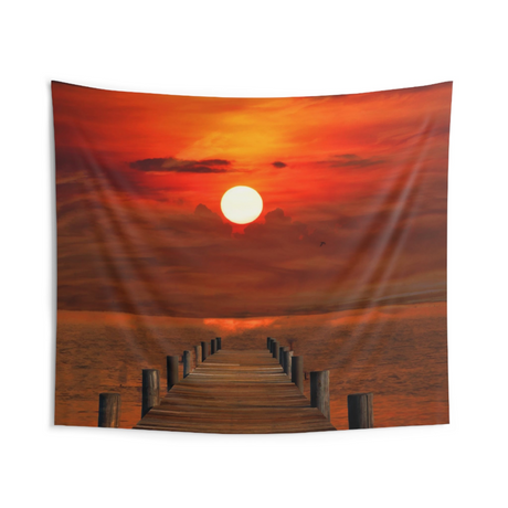 Jetty Sunrise Tapestry