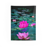 Lily Flower Leaf Tapestry