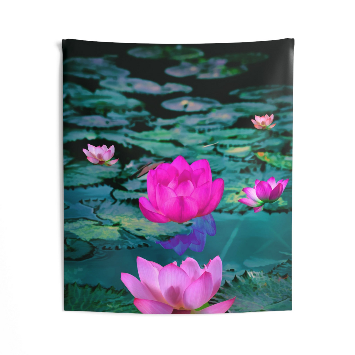 Lily Flower Leaf Tapestry