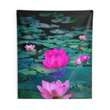 Lily Flower Leaf Tapestry