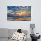 Beach Painting Flag Tapestry