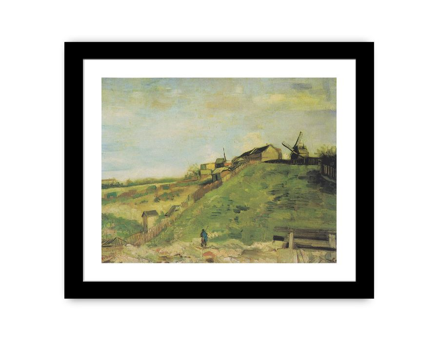 The Hill Of Montmartre By Van Gogh Framed Print