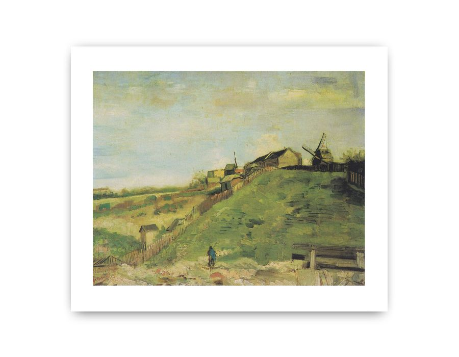 The Hill Of Montmartre By Van Gogh Framed Print