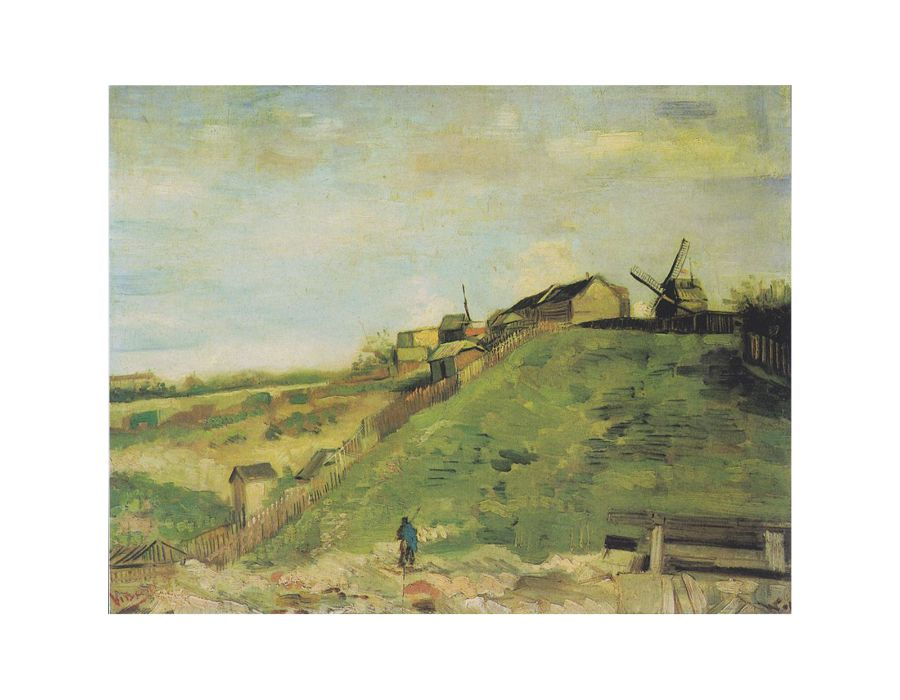 The Hill Of Montmartre By Van Gogh Framed Print