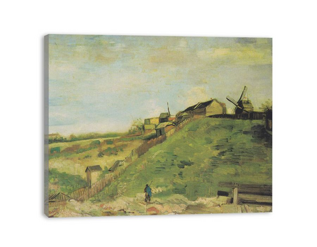 The Hill Of Montmartre By Van Gogh Canvas Print