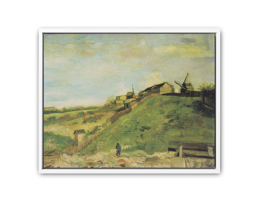 The Hill Of Montmartre By Van Gogh Canvas Print