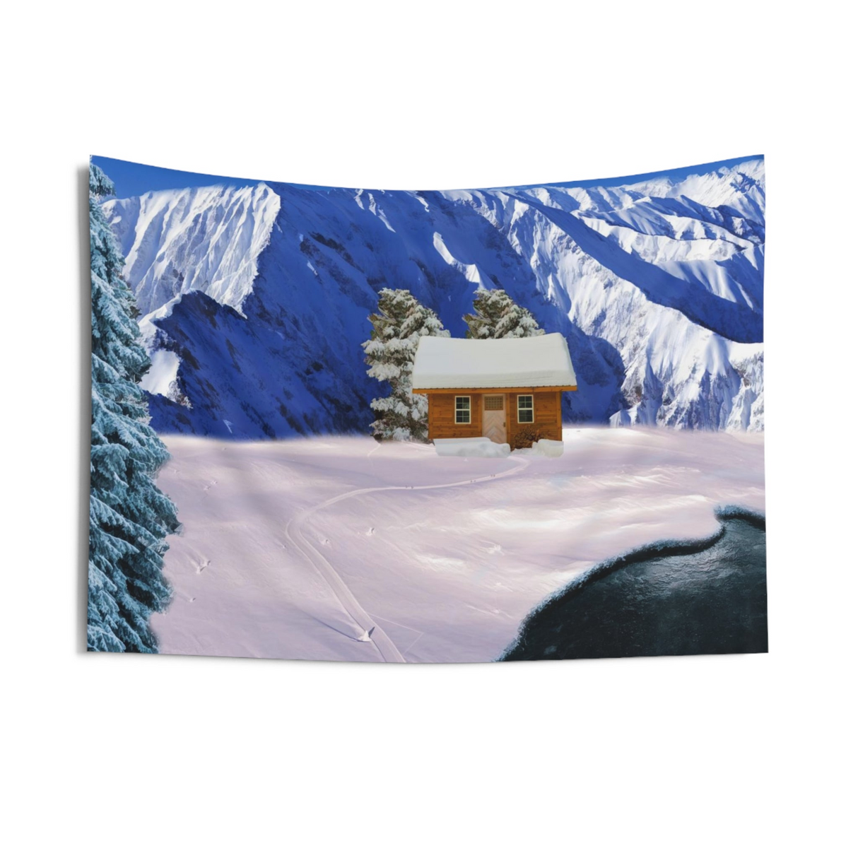 Winter Hut Tapestry