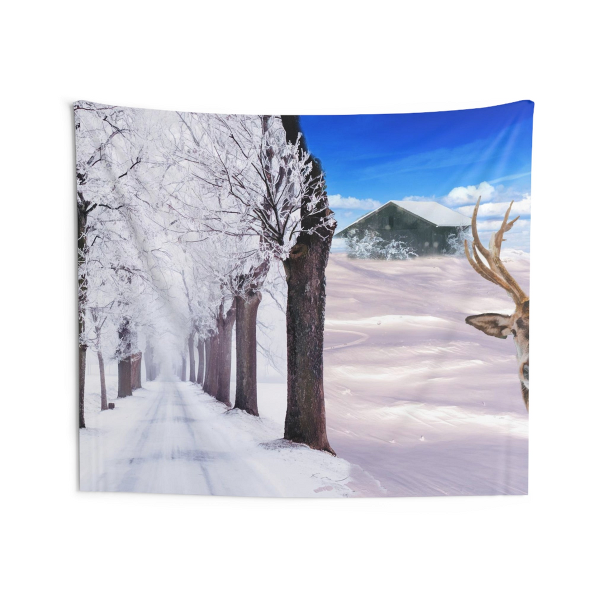 Deer Winter Tapestry