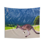 Running kangaroo Tapestry