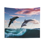 Black Dolphin Tapestry