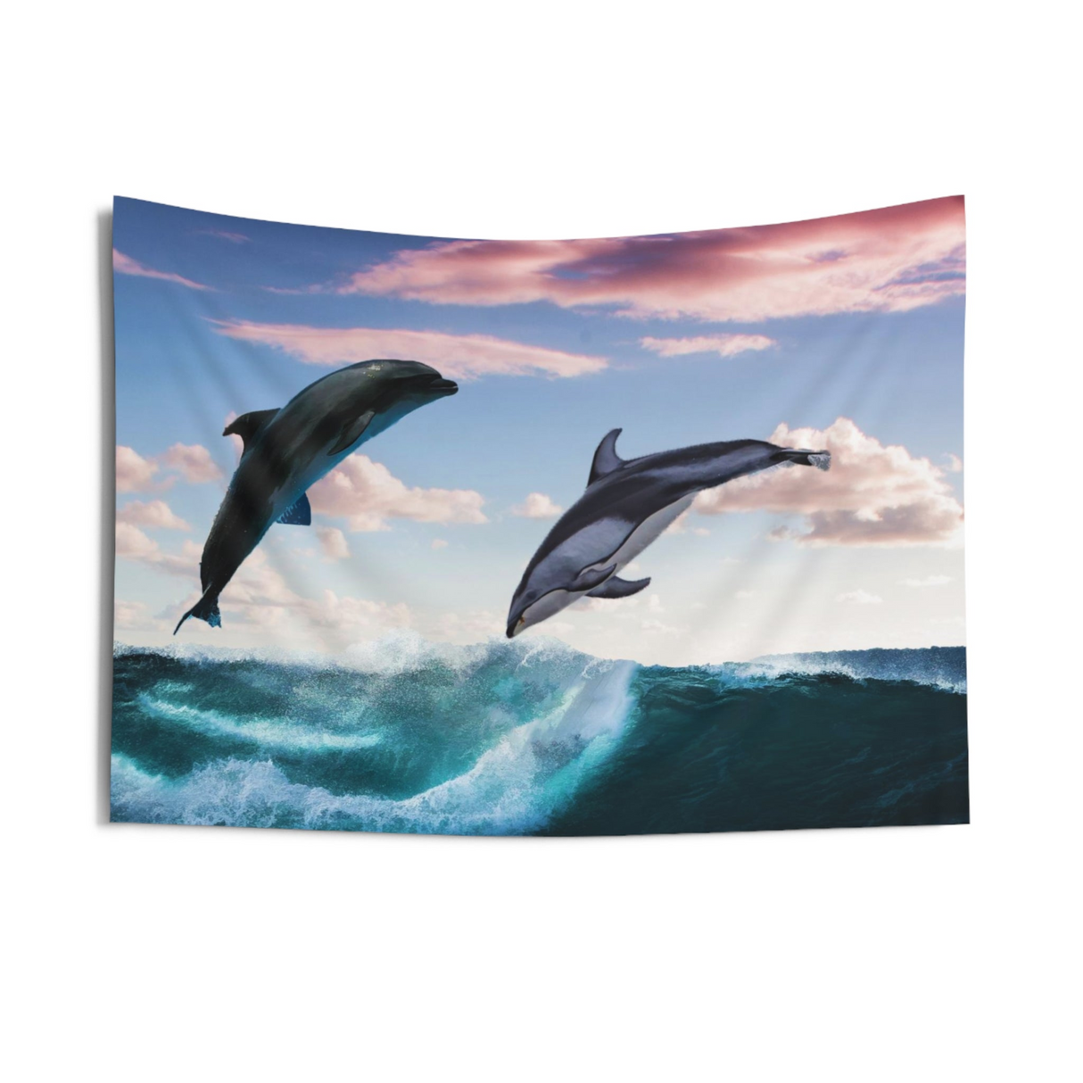 Black Dolphin Tapestry