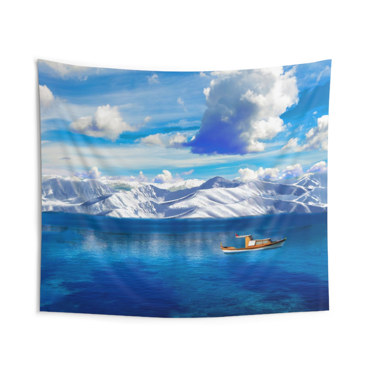 Ladakh Lake Snow Tapestry