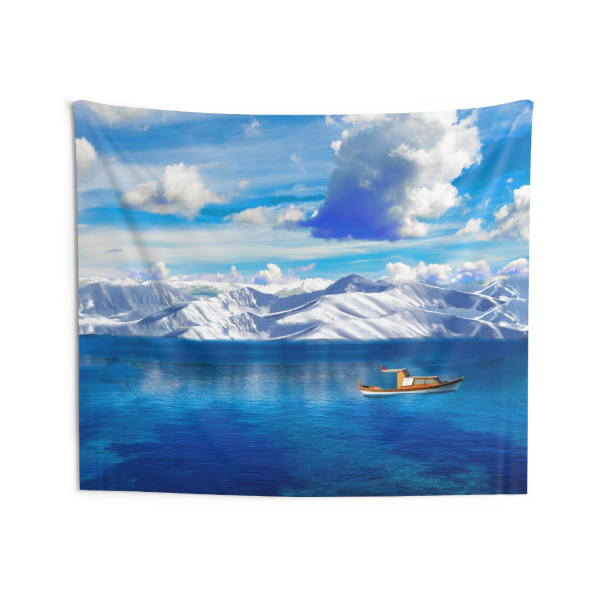 Ladakh Lake Snow Tapestry