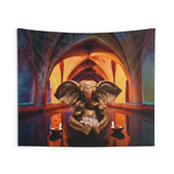 Golden Ganesha Tapestry