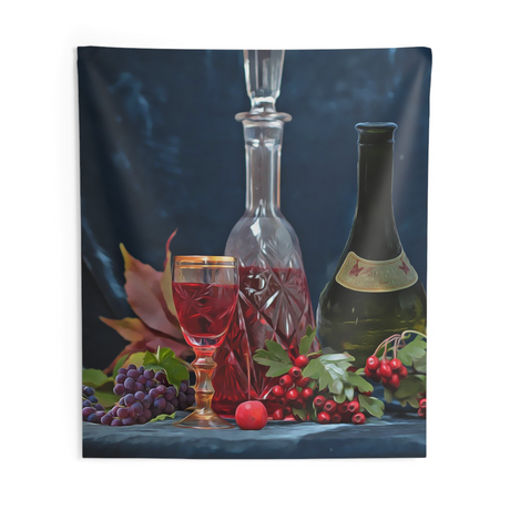 Wine & Glass Tapestry