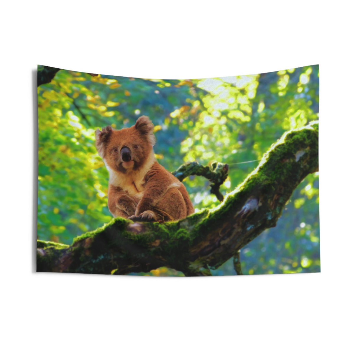 Koala On Tree Tapestry