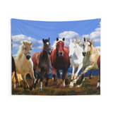 Seven Running Horse Tapestry