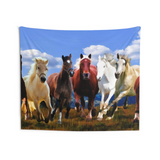 Seven Running Horse Tapestry