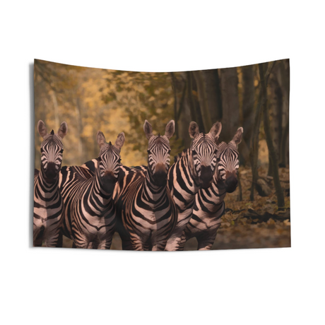 Dazzle Zebra Tapestry